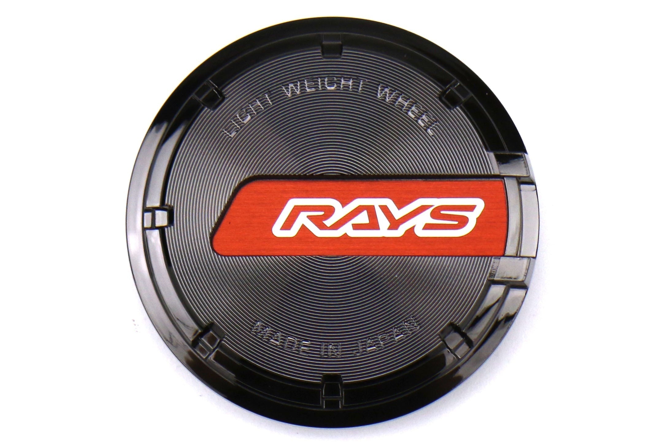 Rays Gram Lights 57CR / 57DR GL Center Cap-Black - Black-Red