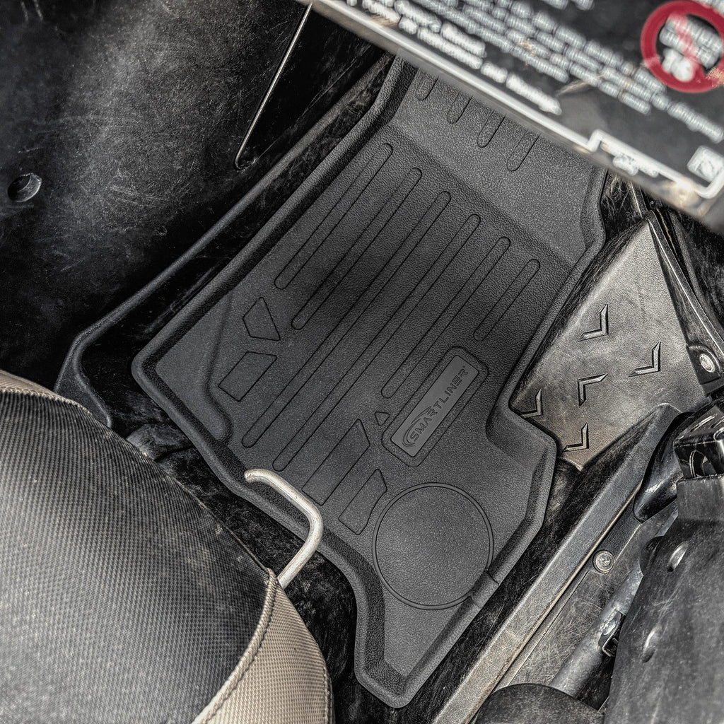 SMARTLINER Rugged Rubber Floor Liners For 2020-2026 Kawasaki TERYX KRX (2 Seater)
